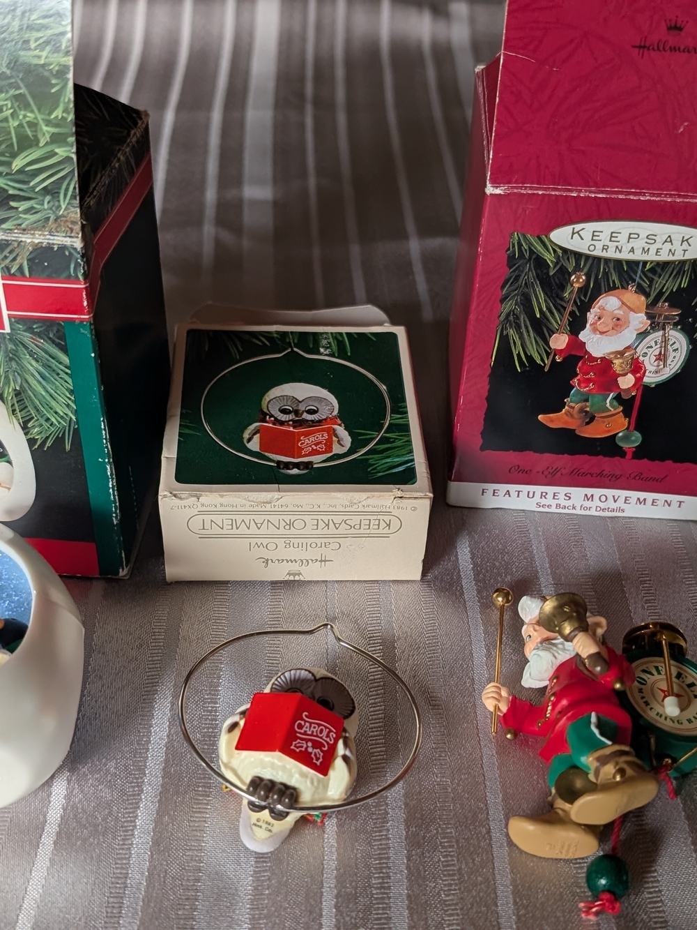 Hallmark Collection Of 3 Keepsake Ornaments With Original Boxes